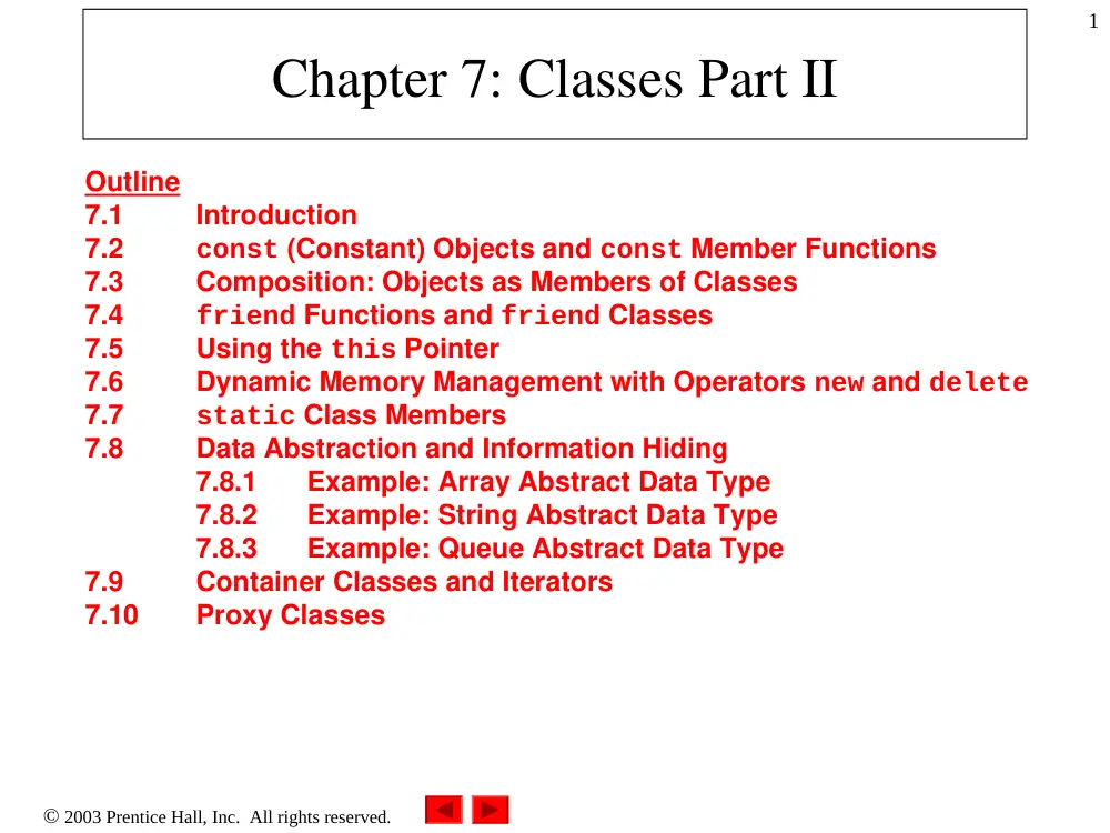 CSC 213 Chapter 7, Fall 2007, page 1