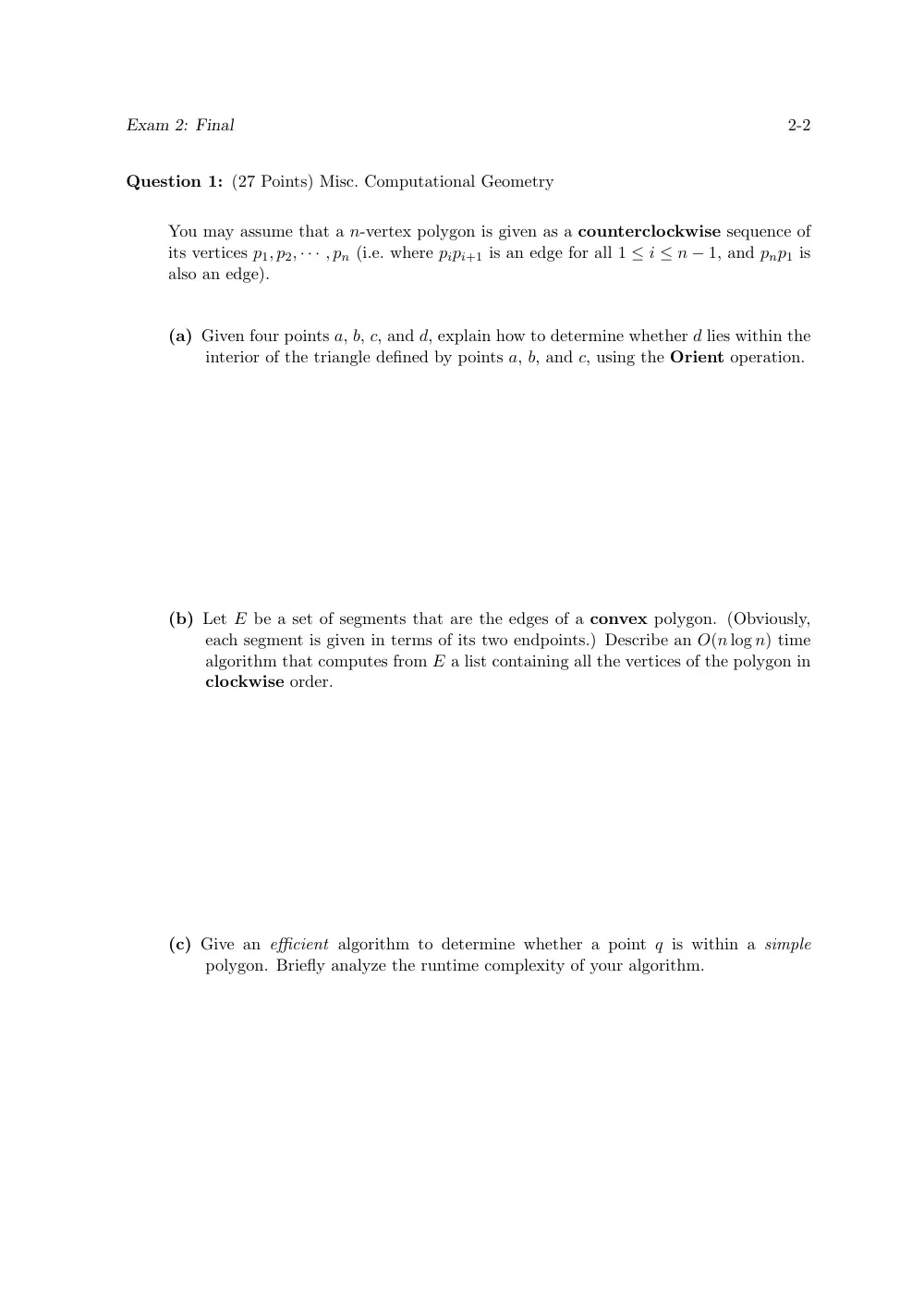 CMPS 356 Final, Fall 2005, page 2