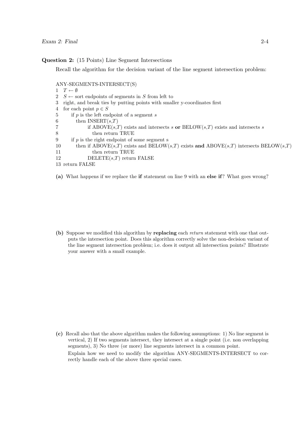 CMPS 356 Final, Fall 2005, page 4