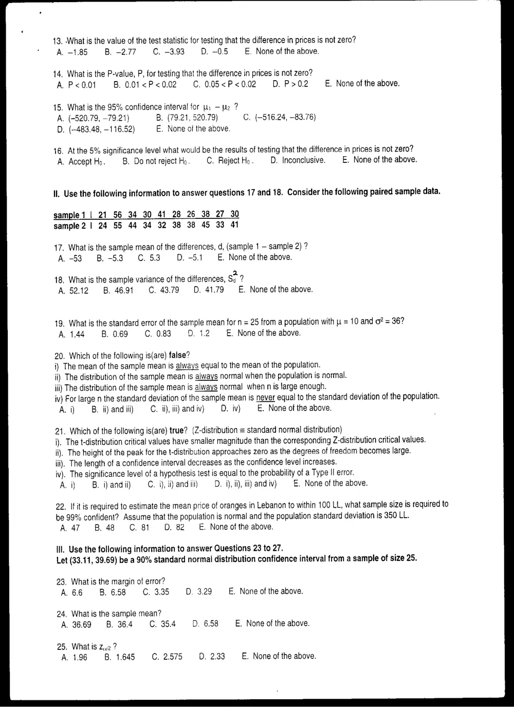 MATH 210 Final, Fall 2001, page 2