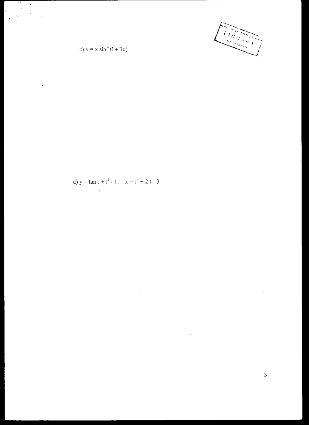MATH 101 Exam 2, Fall 2003, page 3