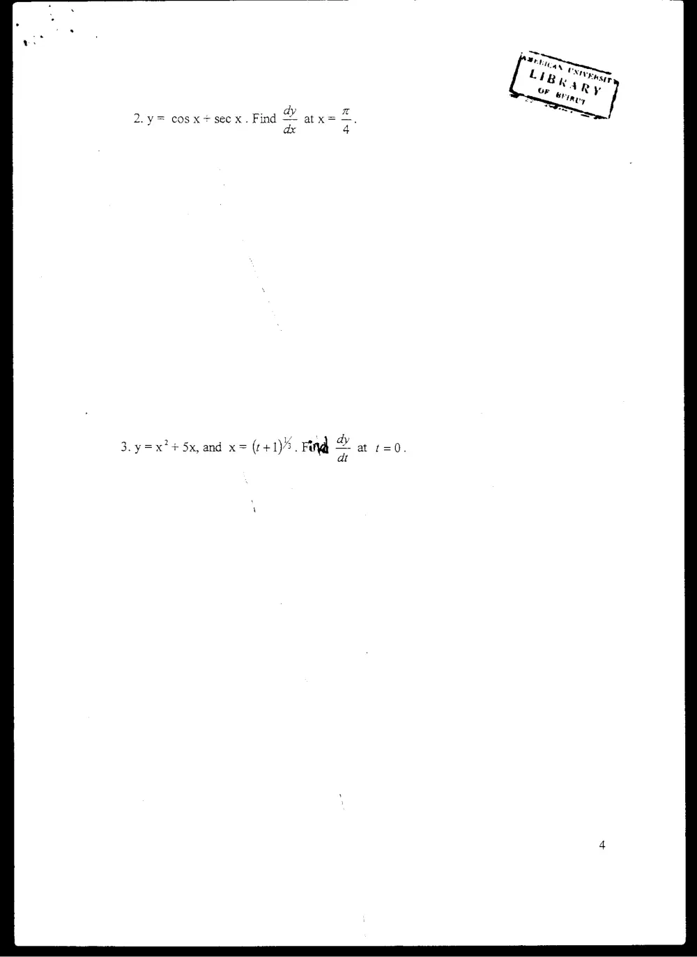 MATH 101 Exam 2, Fall 2003, page 4