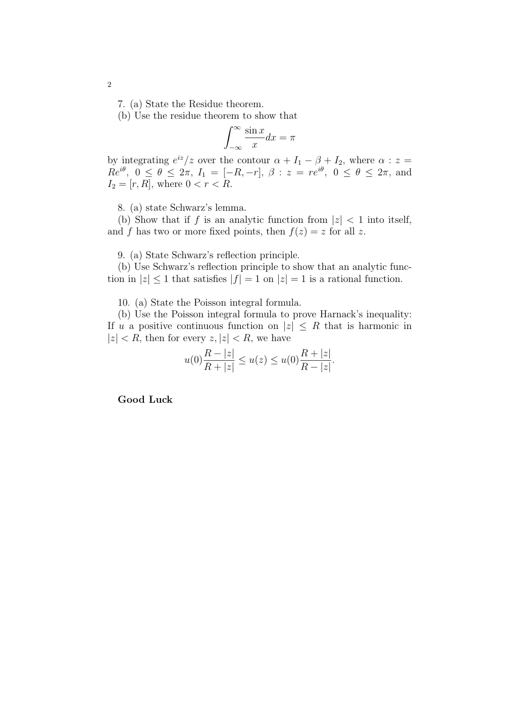 MATH 304 Final, Fall 2007, page 2