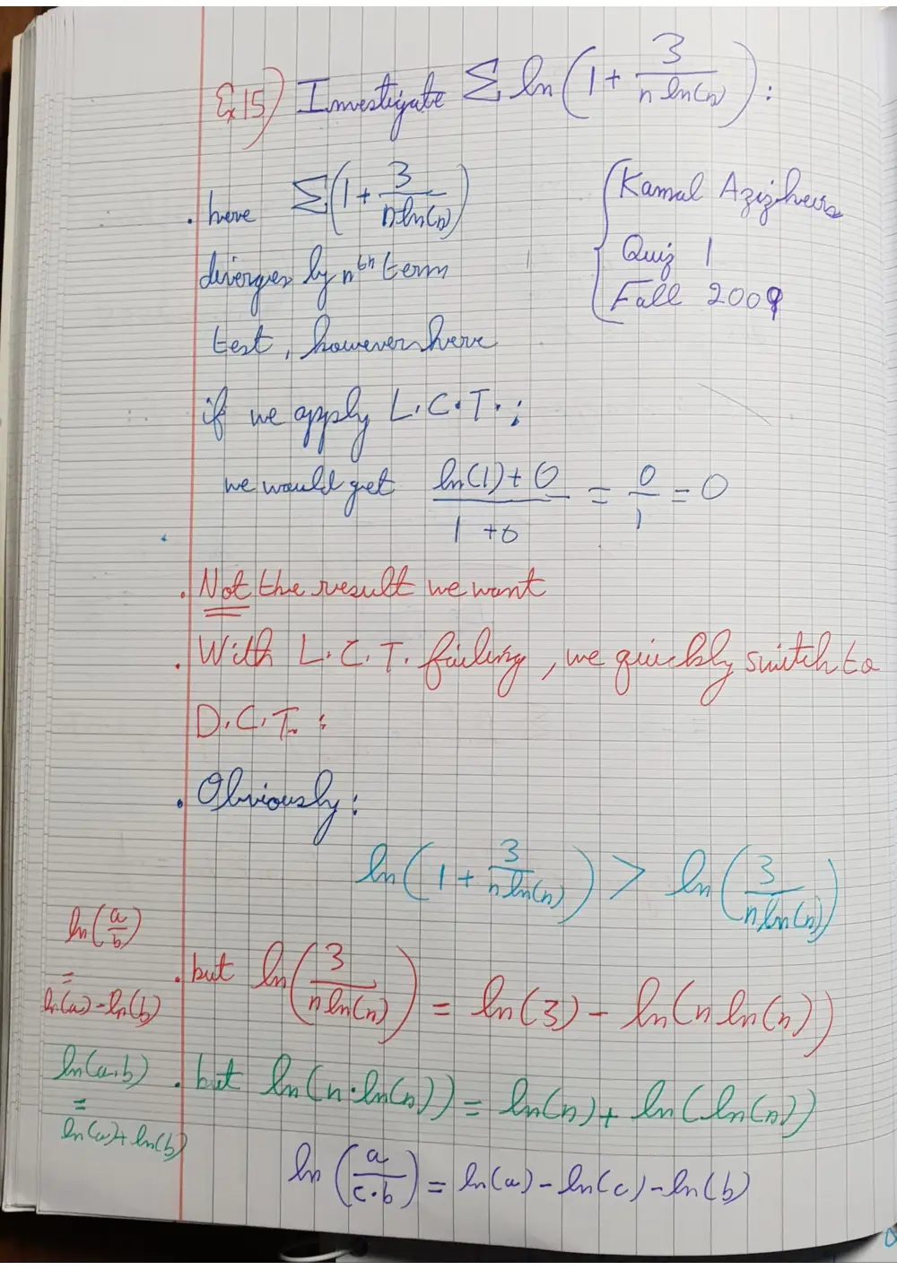 MATH 201 Problems Difficult Problem 10, Spring 2019, page 2