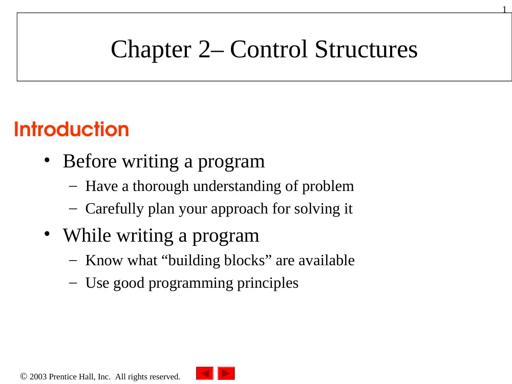 CSC 212 Chapter 2, Spring 2013, page 1
