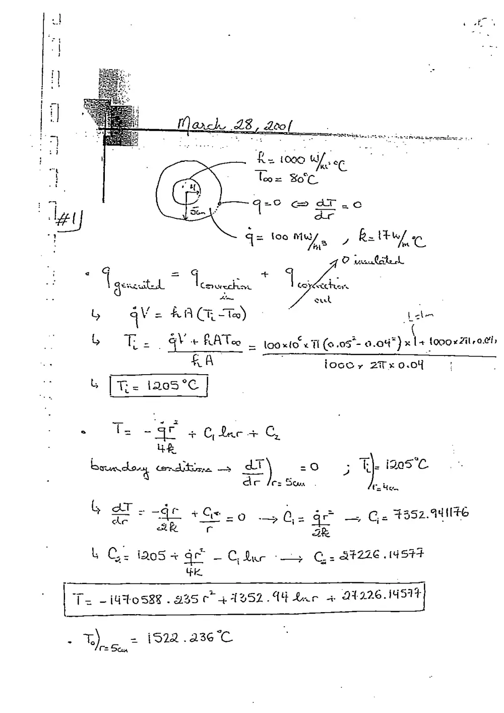 MEN 310 Exam 1 with Solution, Spring 2001, page 2