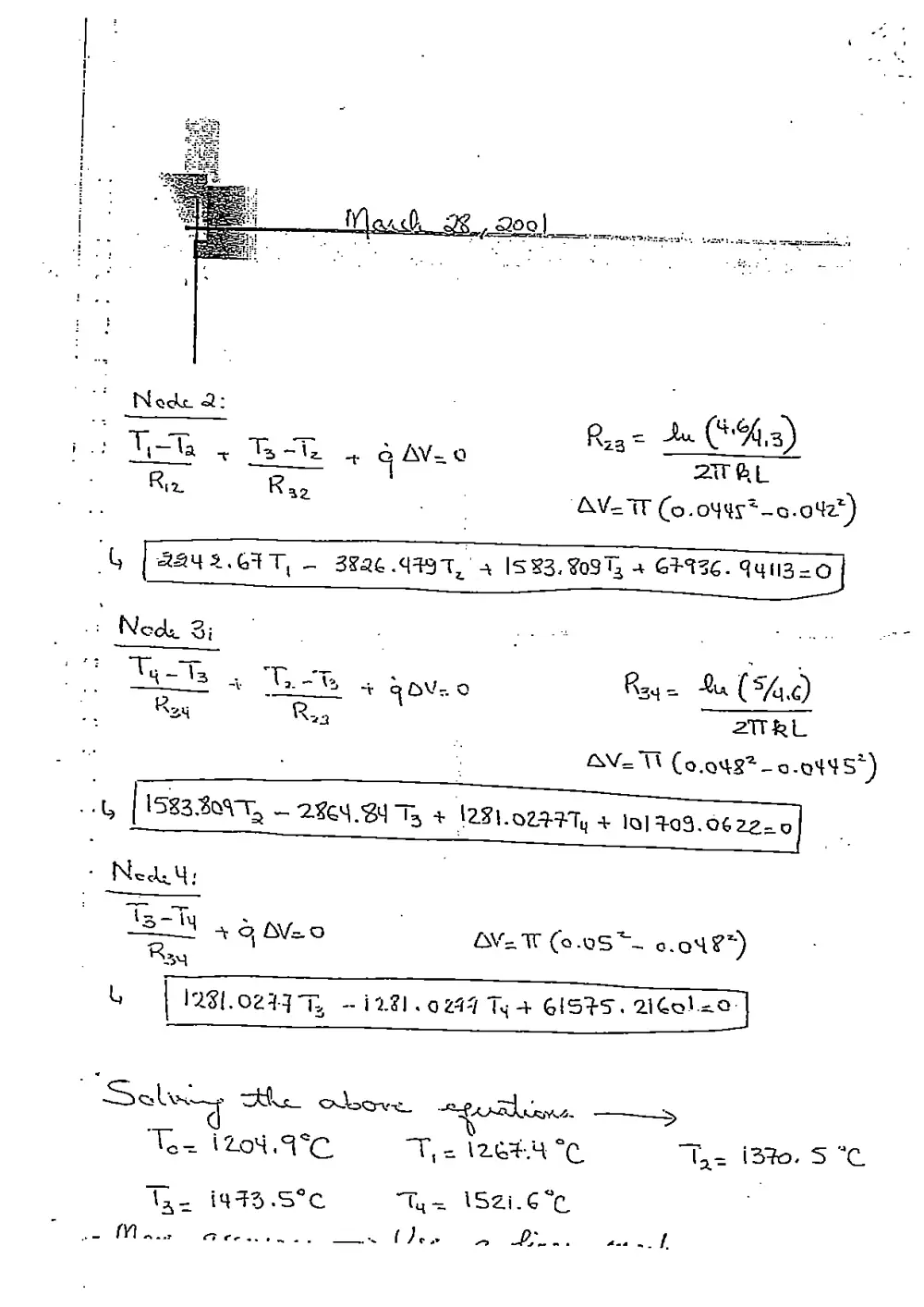 MEN 310 Exam 1 with Solution, Spring 2001, page 6