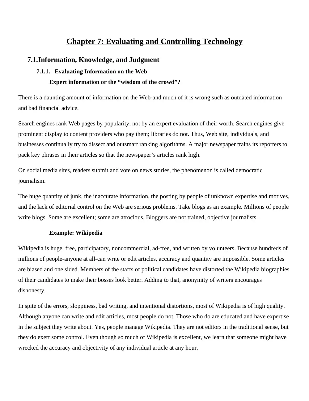 CSC 480 Chapter 7, page 1