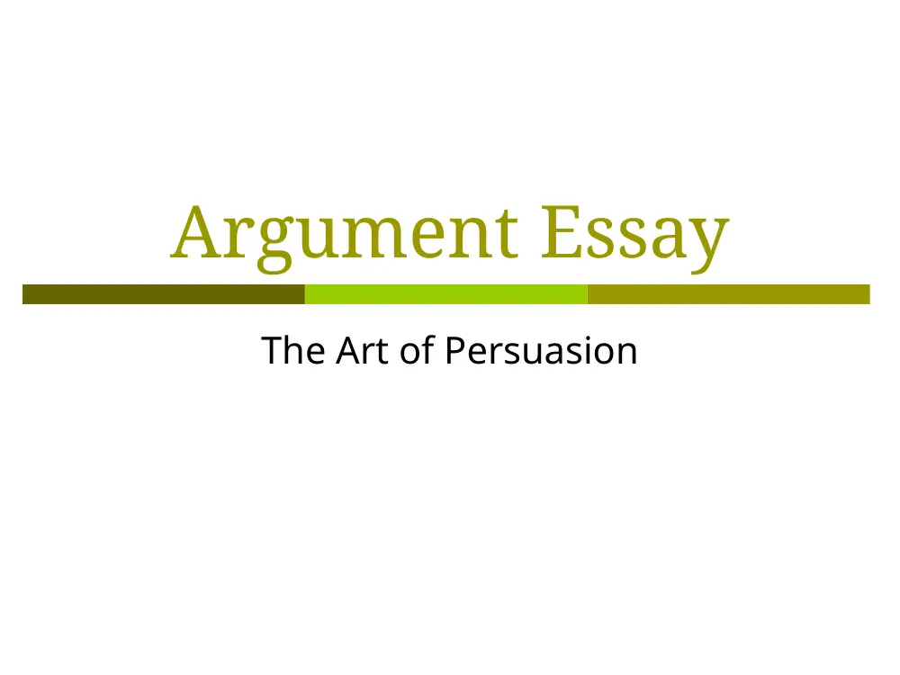 ENG 201 Notes Argumentative Essay, page 1