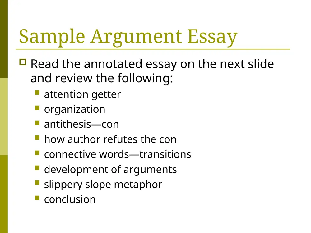 ENG 201 Notes Argumentative Essay, page 10