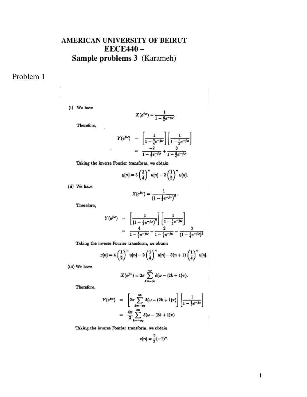 EECE 340 Exam, Spring 2008, page 1