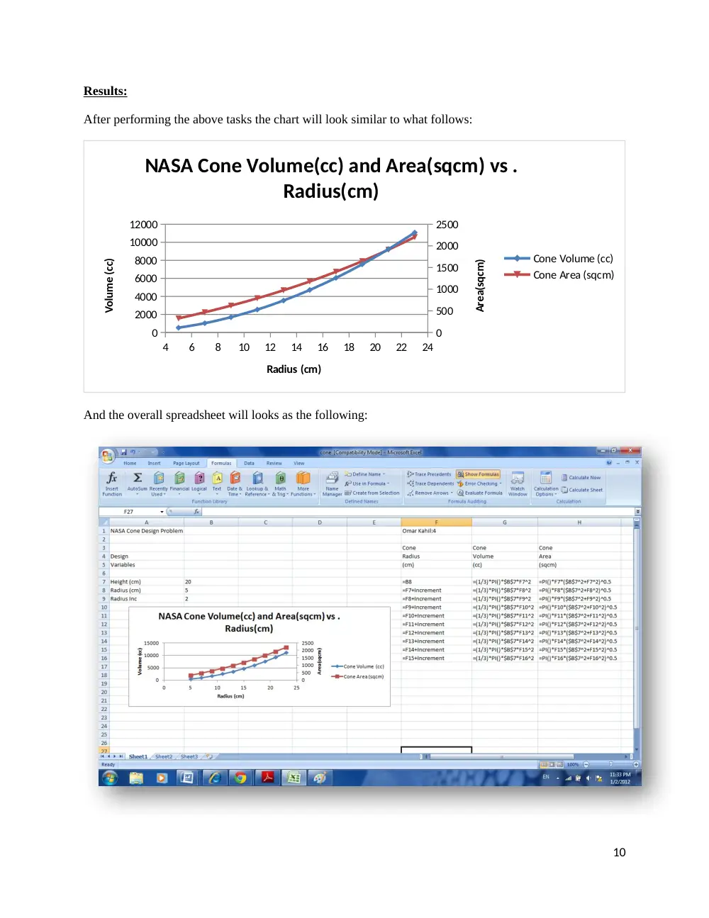 EECE 200 Lab Modeling Data in Excel, Fall 2011, page 10