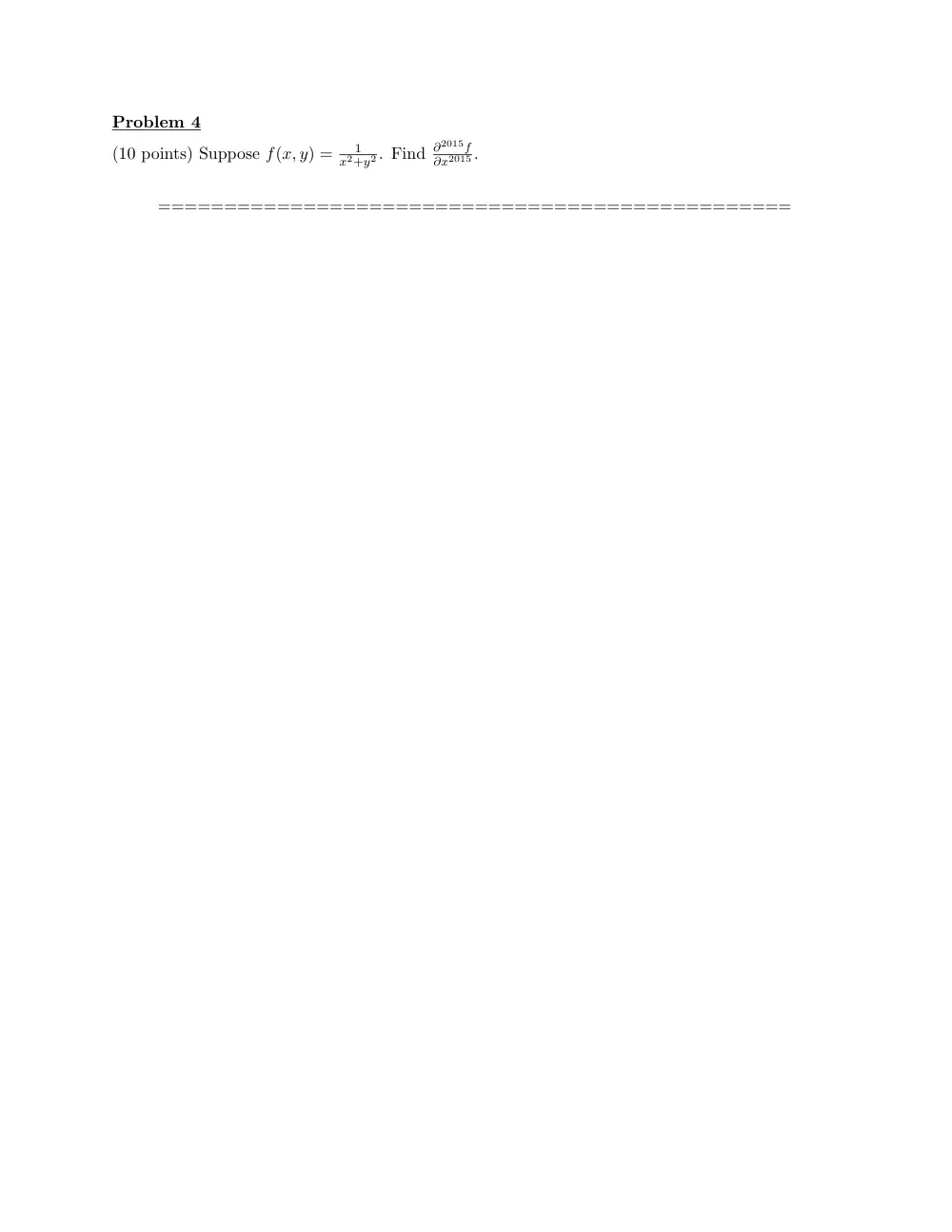 MATH 201 Exam 2, Spring 2015, page 8