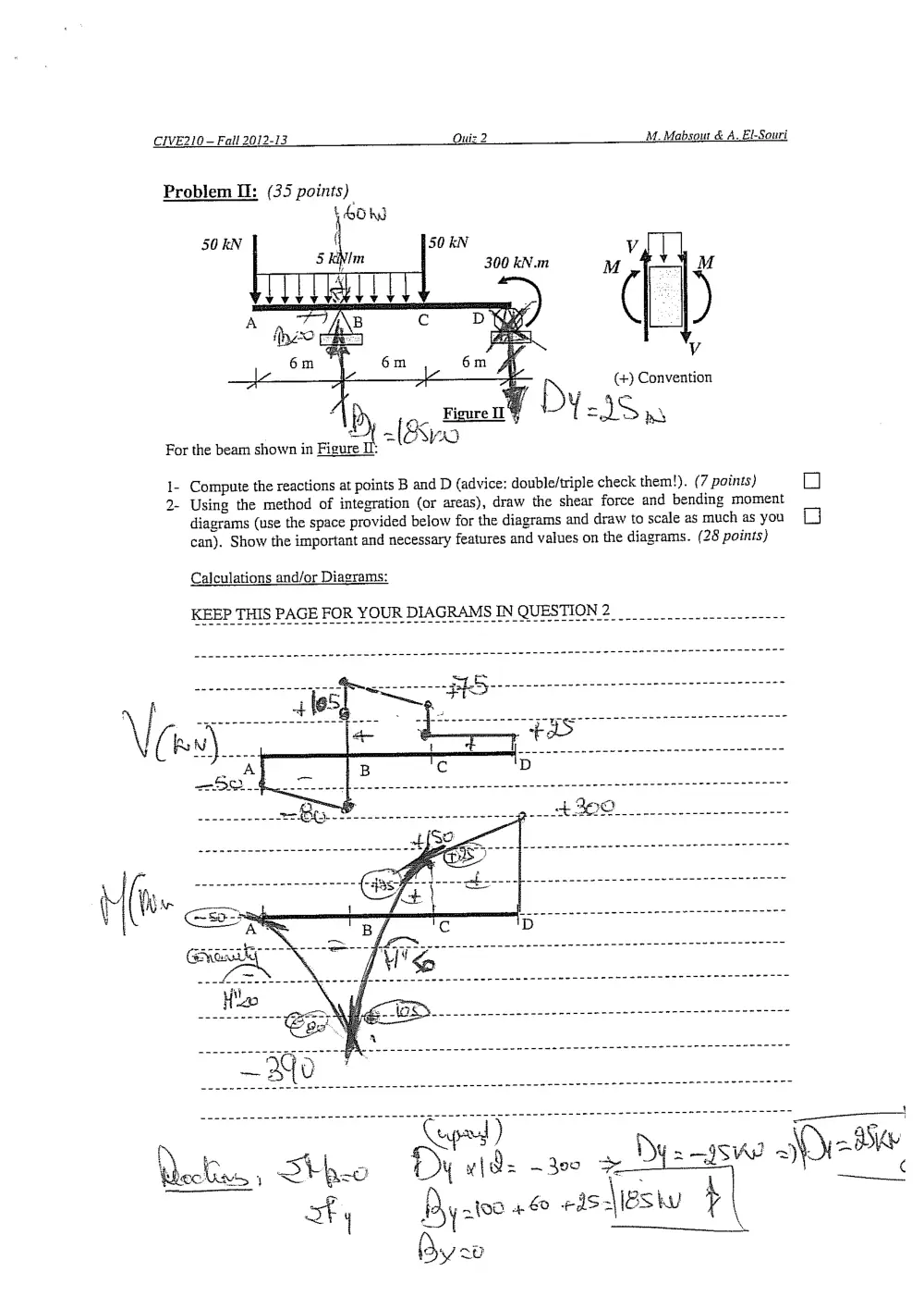 CIVE 210 Exam 2 with solution, Fall 2012, page 5