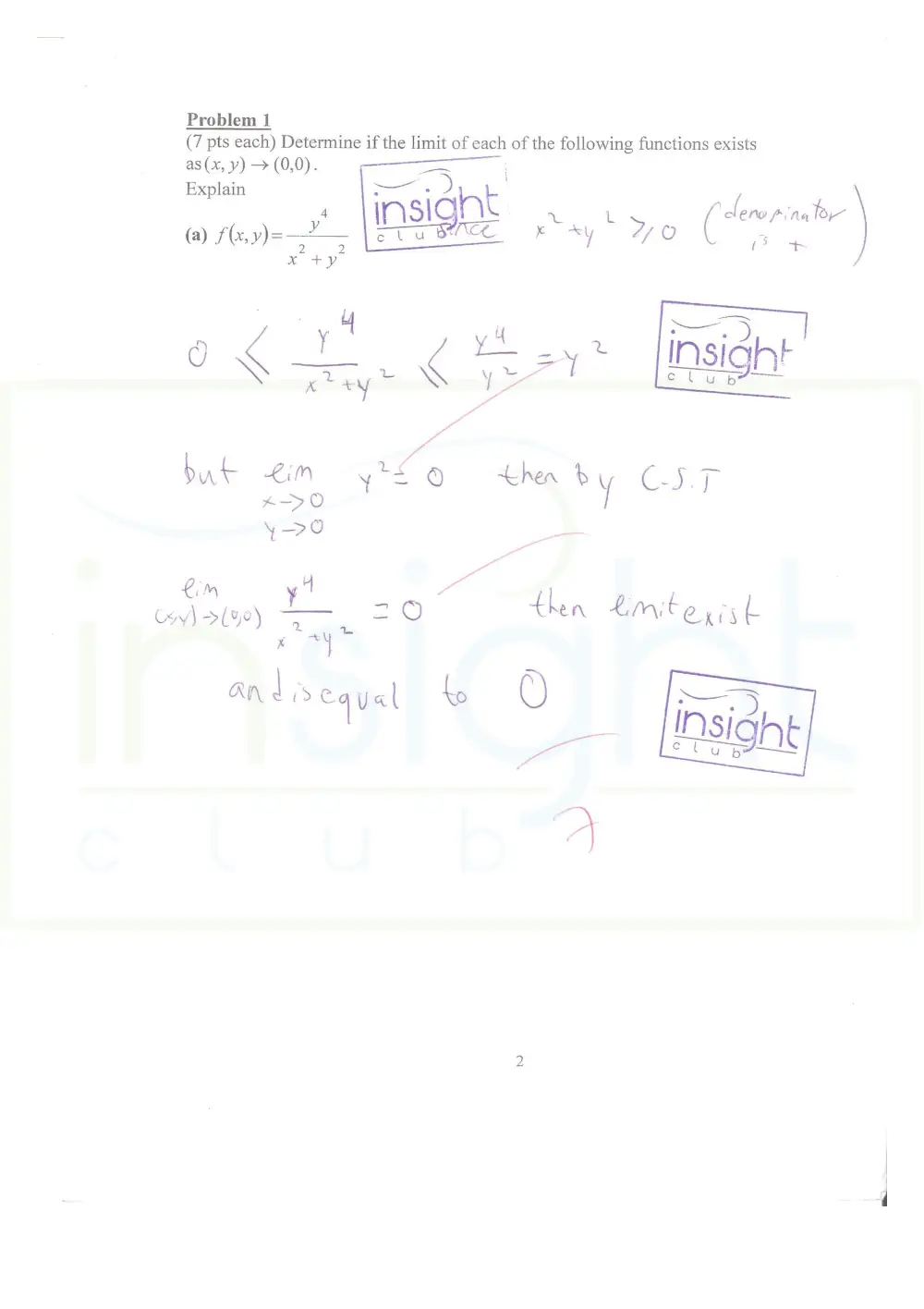 MATH 201 Exam 2, Fall 2017, page 2