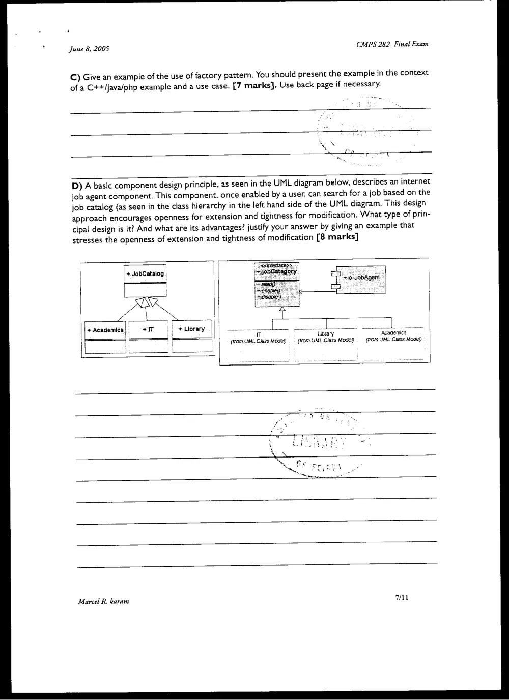 CMPS 282 Final, Spring 2005, page 7