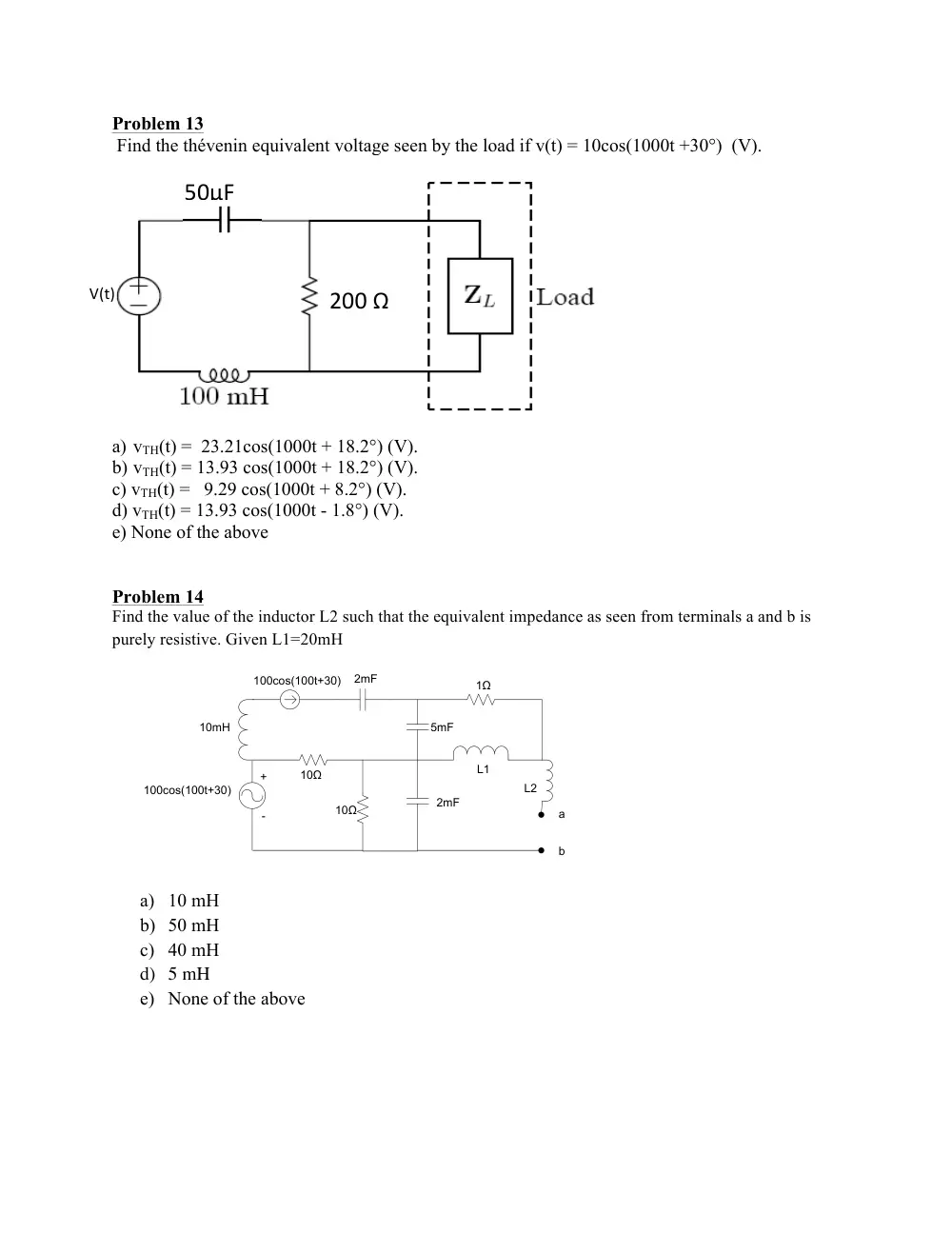 EECE 210 Final, Spring 2016, page 8