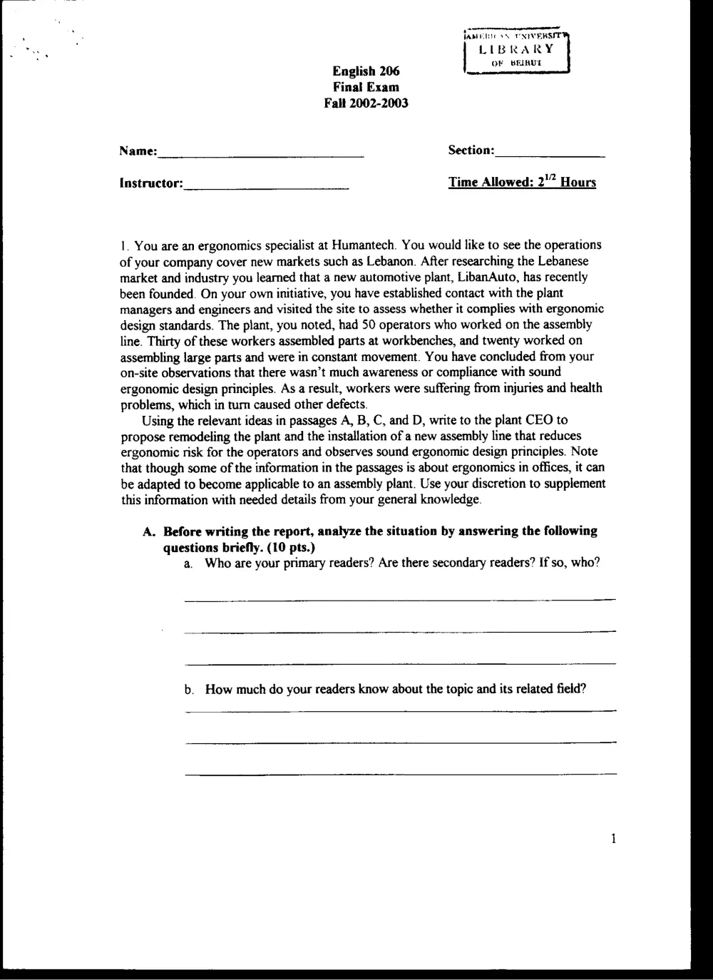 ENG 206 Final, Fall 2002, page 5