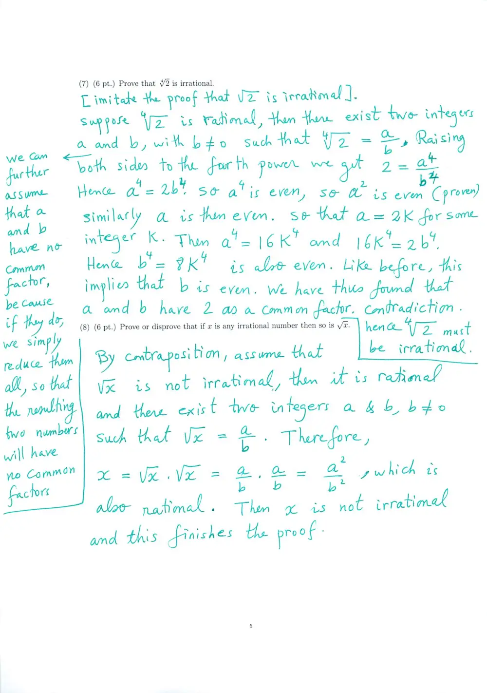 MATH 211 Exam 1 With Solution, Spring 2014, page 5
