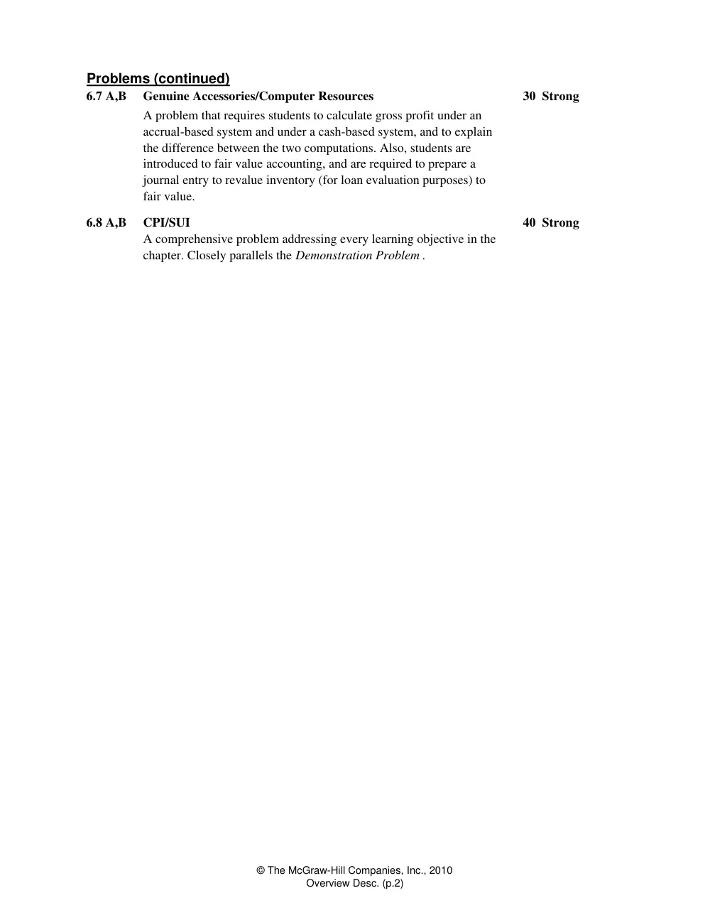 ACO 201 Problems Chapter 6 Solutions, Spring 2013, page 4