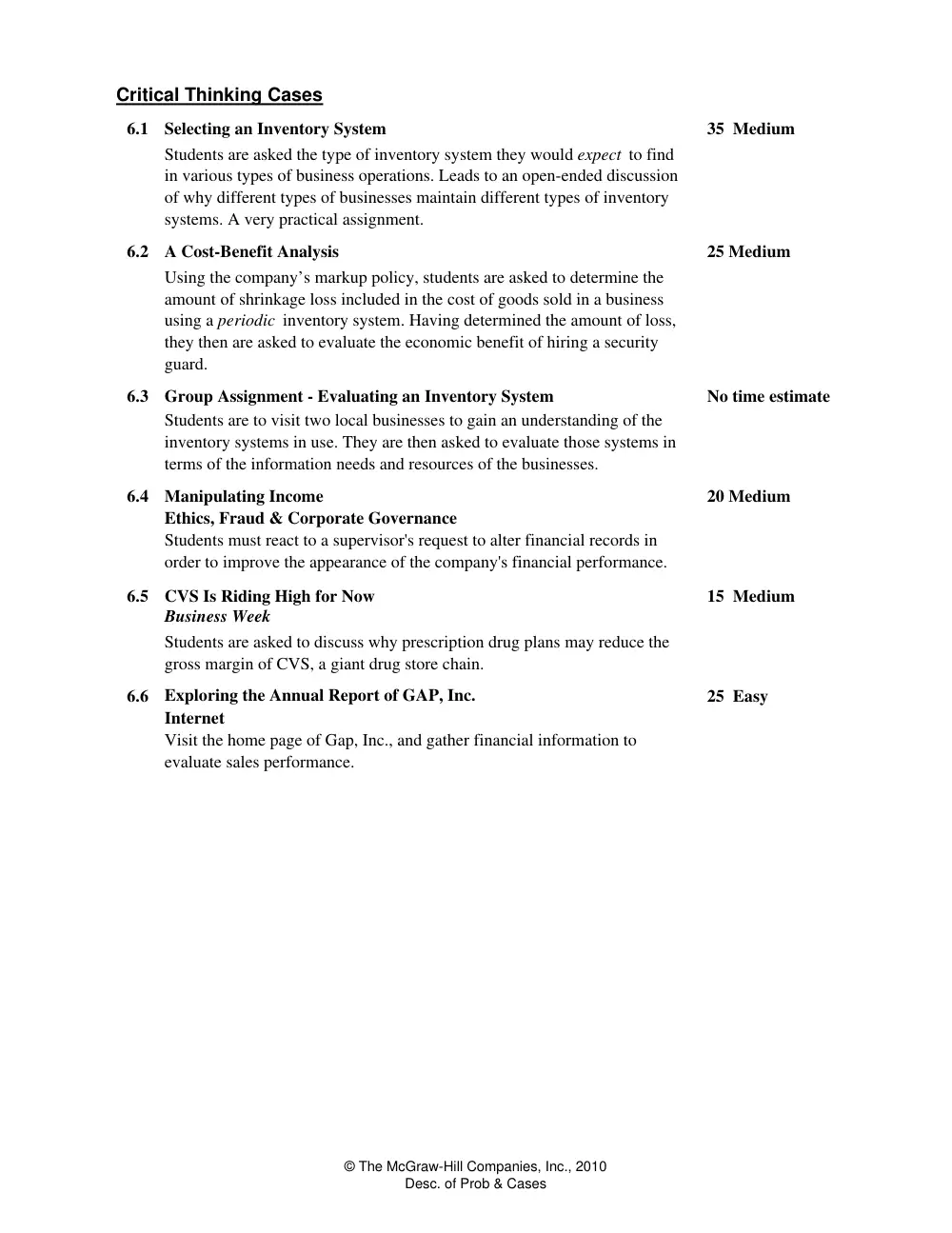 ACO 201 Problems Chapter 6 Solutions, Spring 2013, page 5