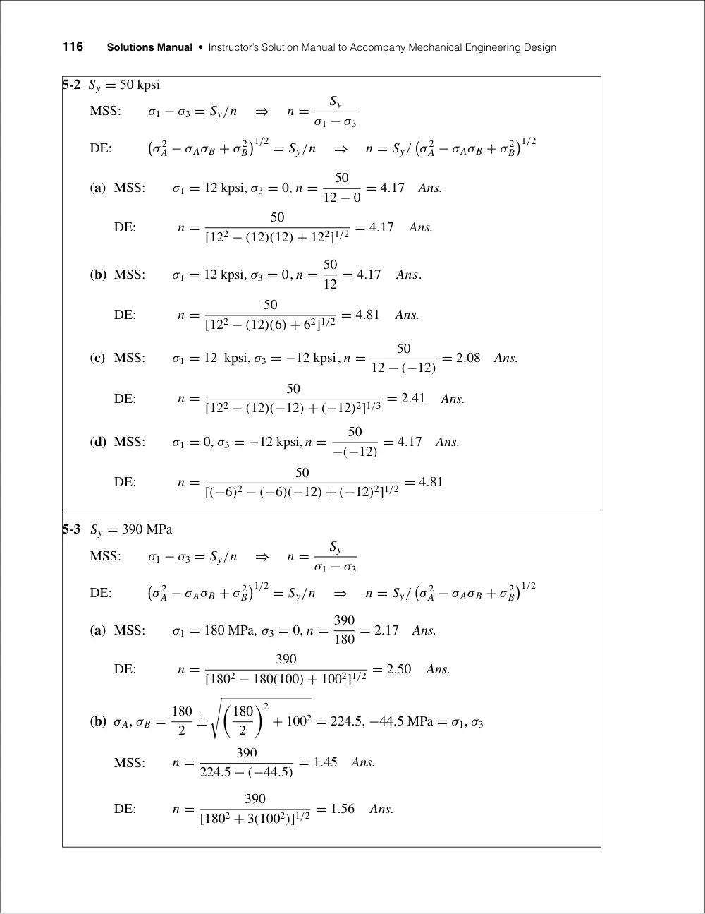MECH 420 Problems Problem Chap 5, Fall 2012, page 2