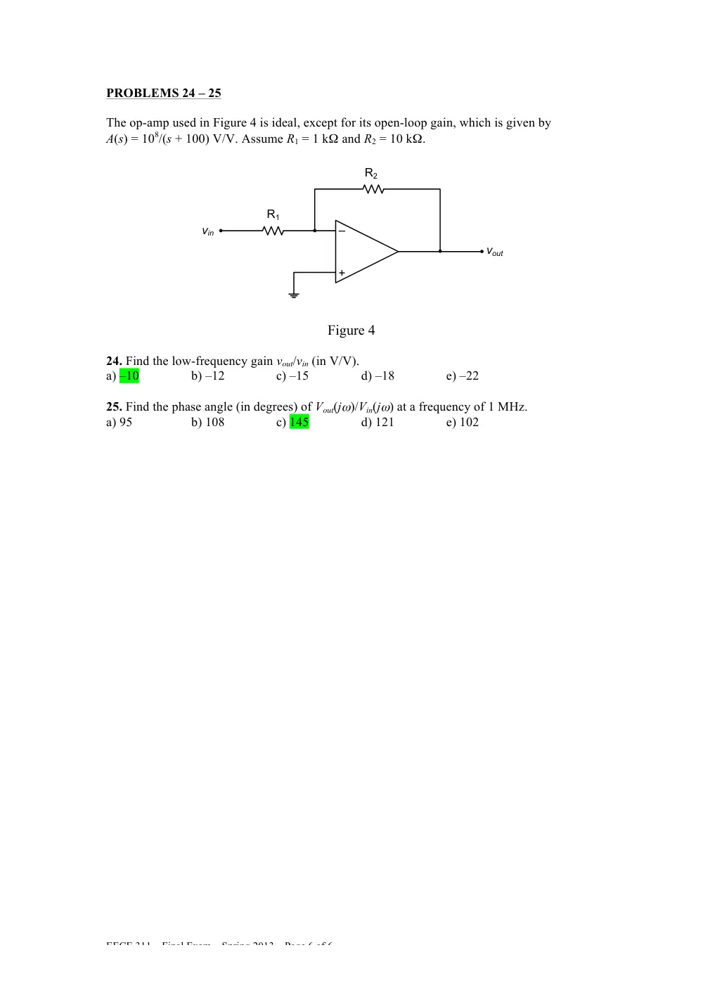 EECE 311 Final Solutions, Spring 2013, page 6