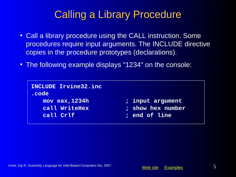 CSI 212 Chapter 5 Slides, Spring 2012, page 5