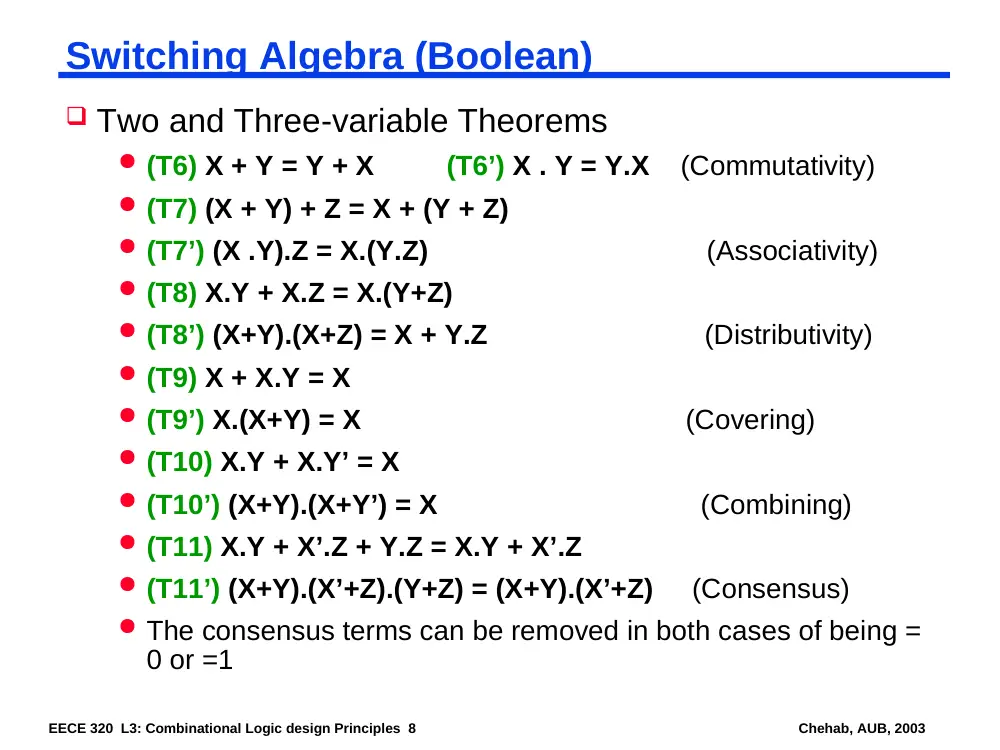 EECE 320 Lecture 3, Fall 2011, page 8