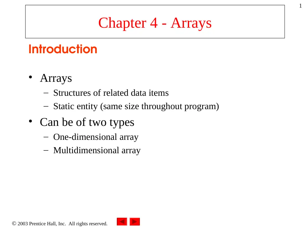 CSC 212 Chapter 4, Fall 2013, page 1