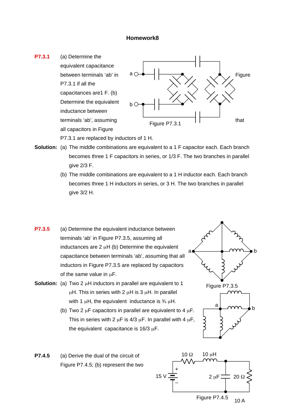 EECE 210 Homework 8 with Solution, Fall 2014, page 1