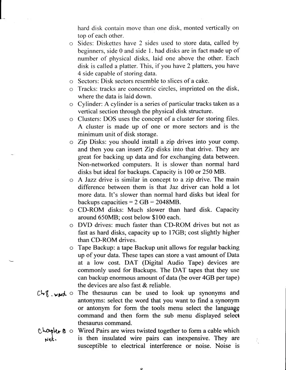 CSC 201 Notes, Spring 2005, page 8