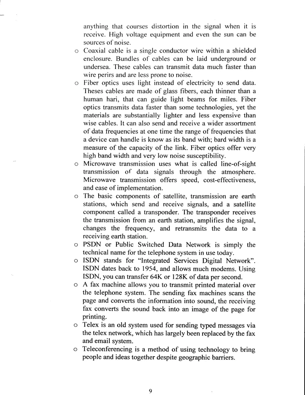 CSC 201 Notes, Spring 2005, page 9