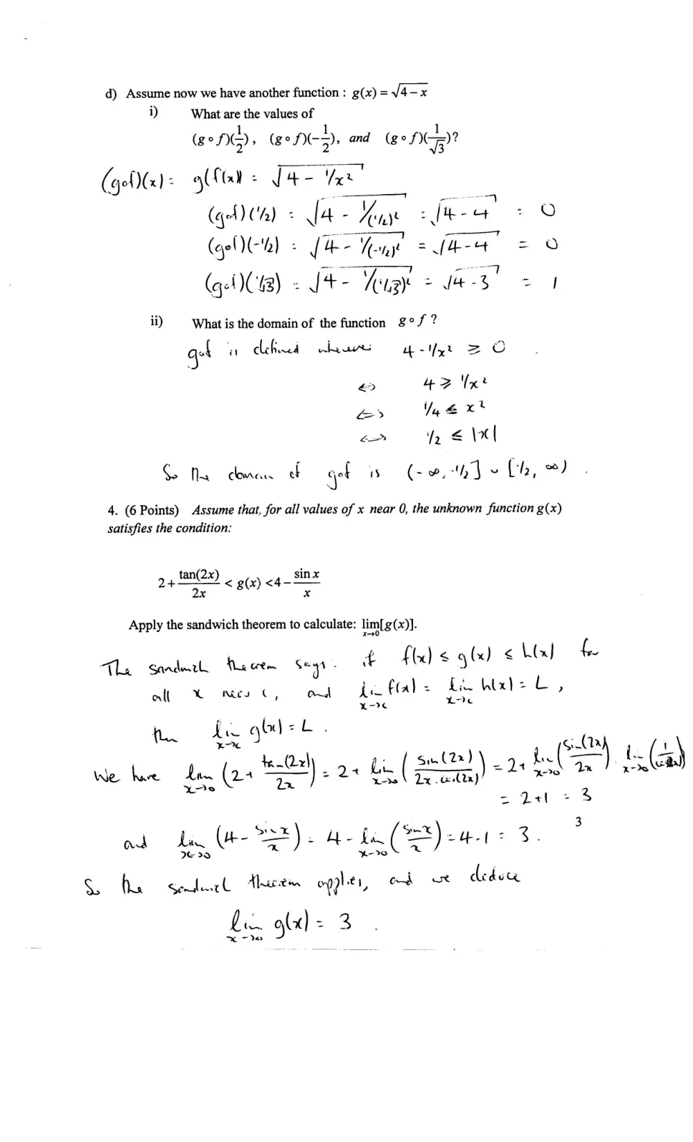 MATH 101 Exam 1 with Solution, Fall 2011, page 3