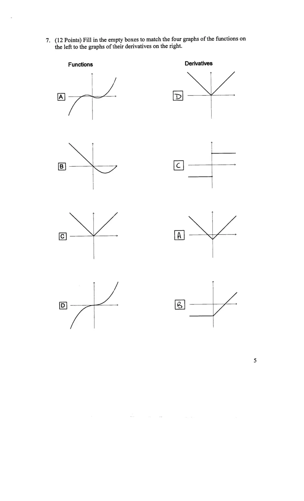 MATH 101 Exam 1 with Solution, Fall 2011, page 5