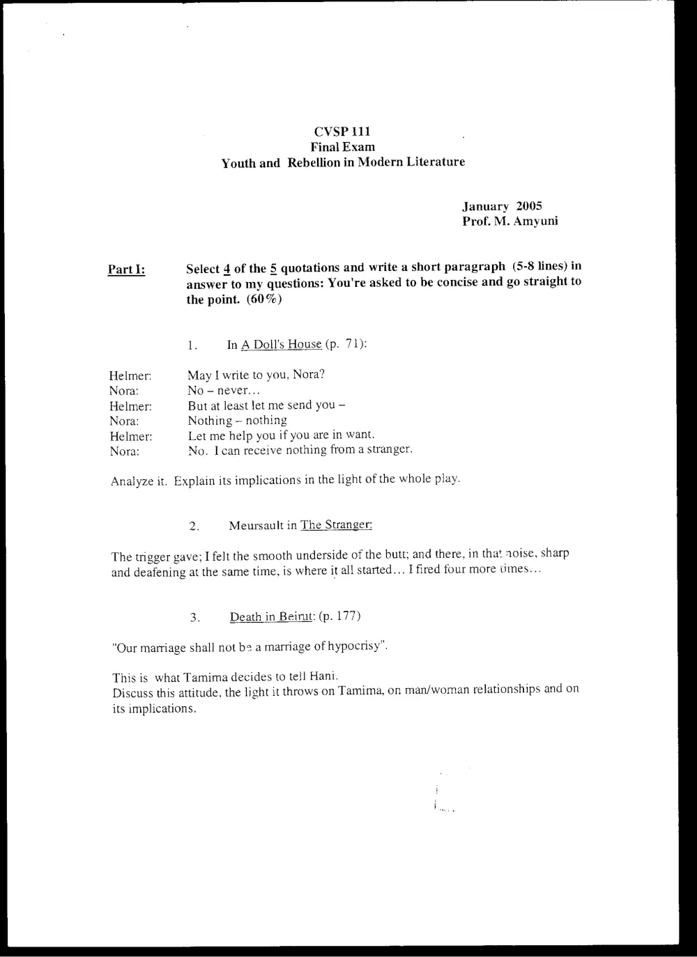 CVSP 111 Final, Fall 2004, page 1