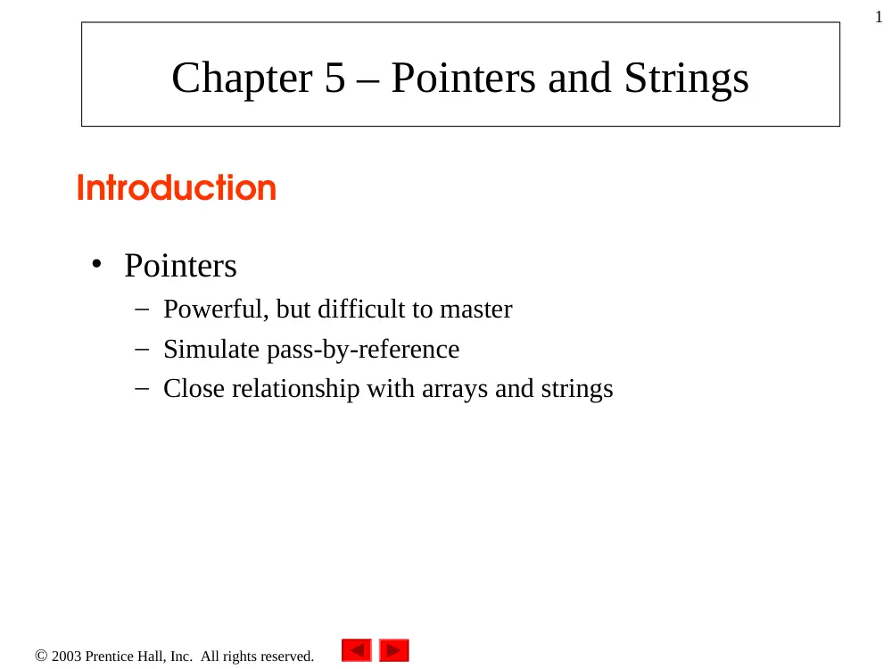 CSC 212 Chapter 5, Fall 2012, page 1