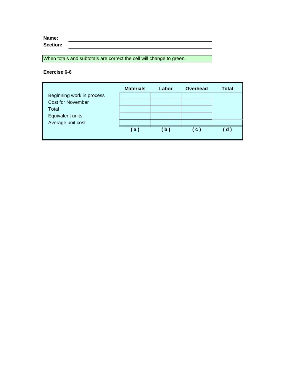 ACCT 222 Problems Excel Template 6, Fall 2014, page 5