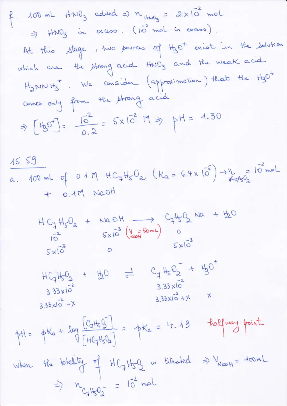 CHEM 202 Problems Chapter 15, Fall 2011, page 8
