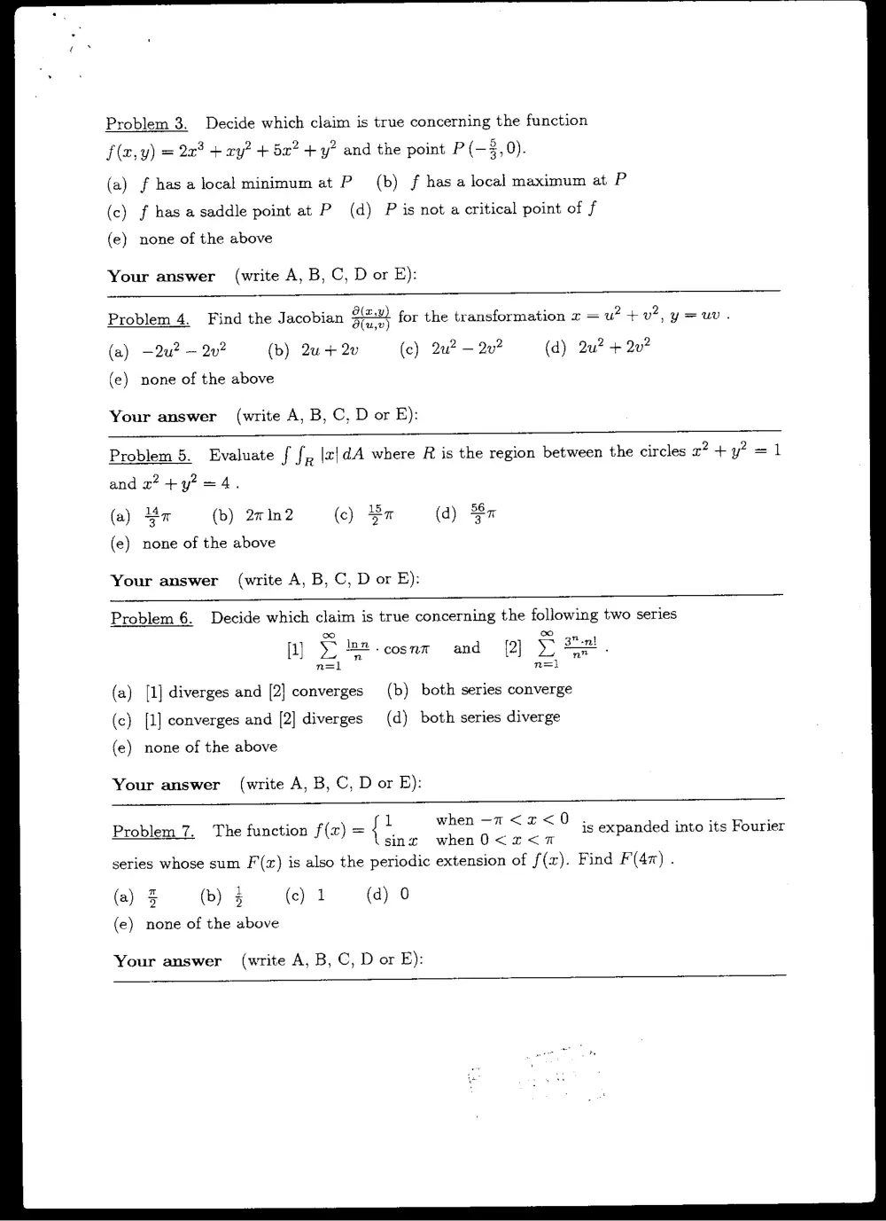 MATH 201 Final, Fall 2004, page 2