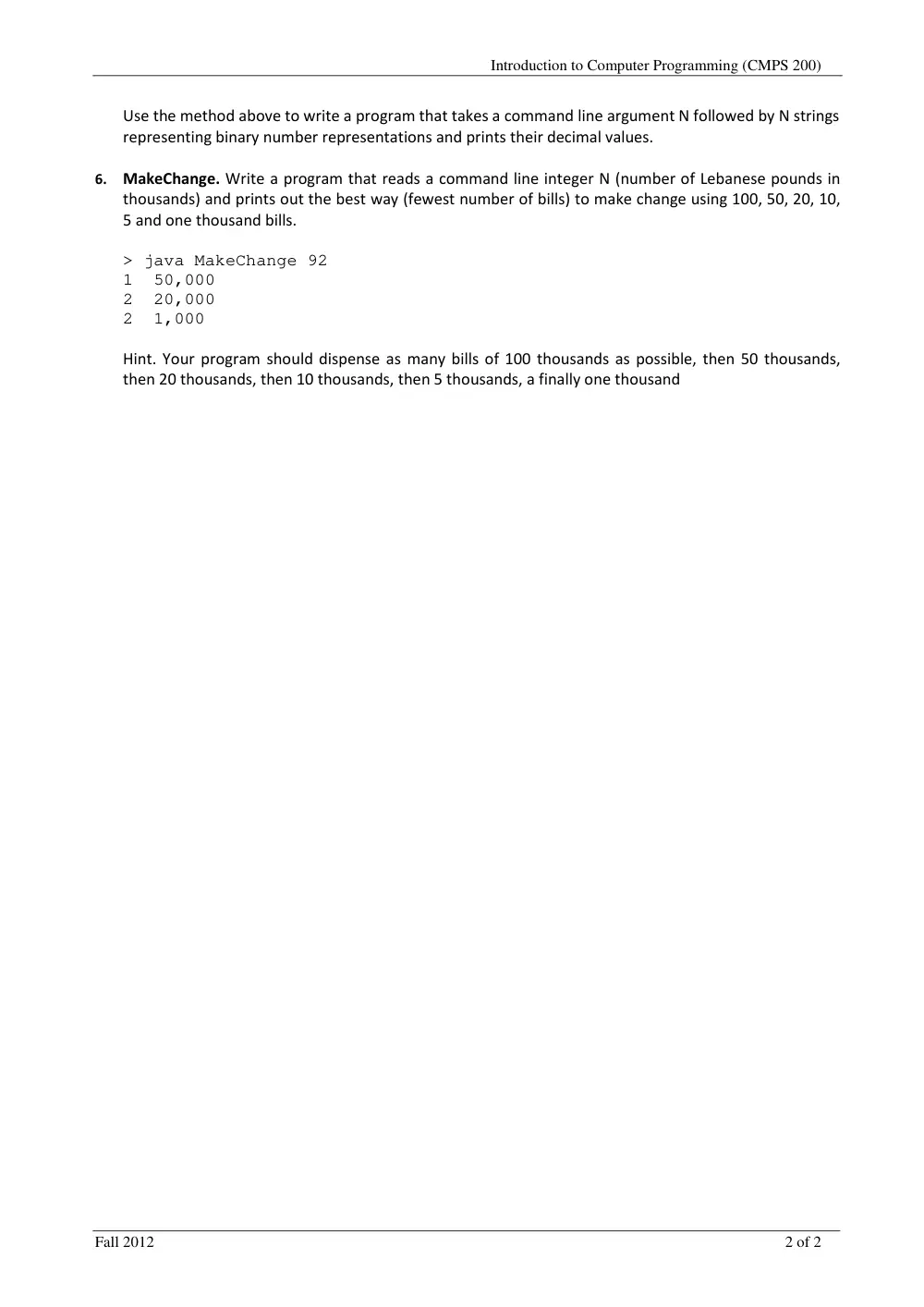 CMPS 200 Homework Assignment 5, Fall 2012, page 2