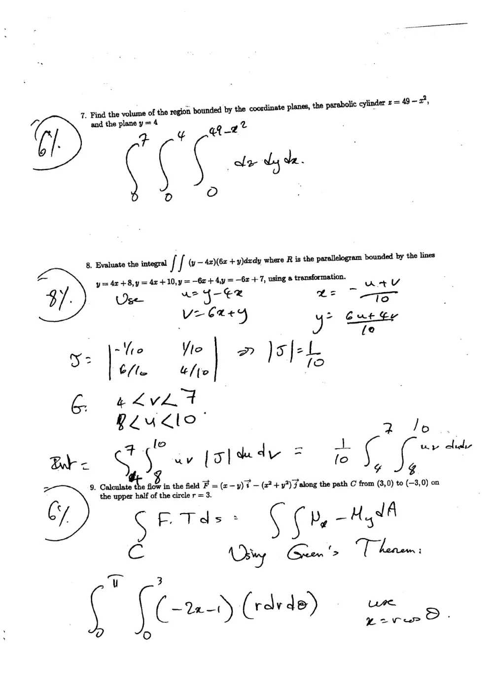 MTH 206 Final W Solution, Spring 2010, page 4
