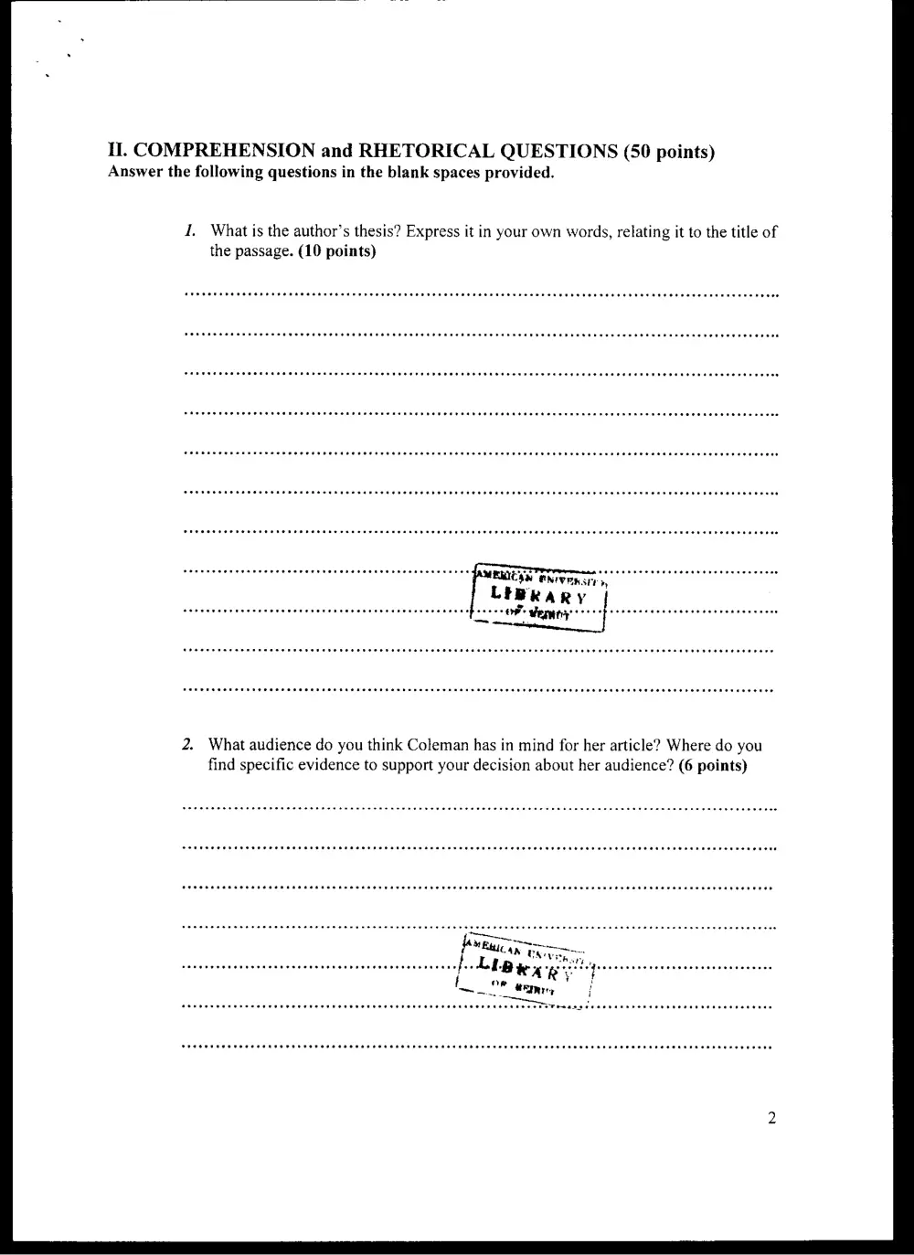ENG 102 Final, Spring 2005, page 4