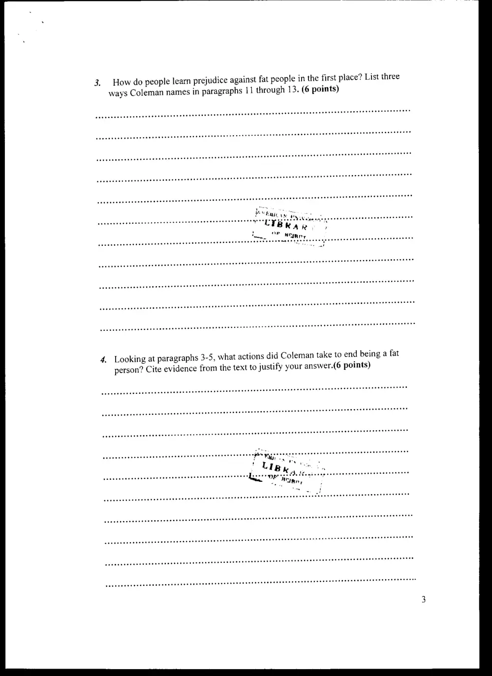 ENG 102 Final, Spring 2005, page 5