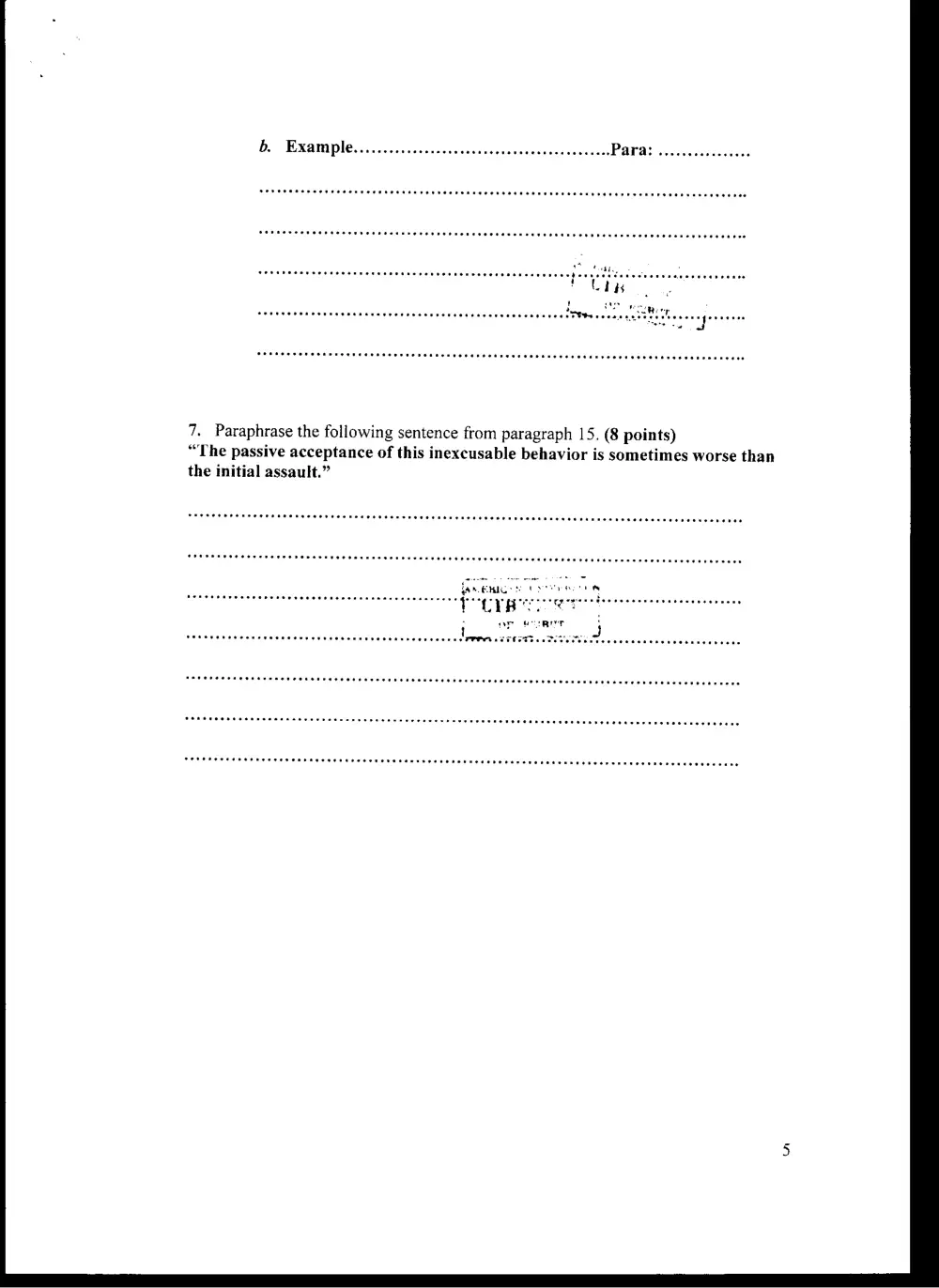 ENG 102 Final, Spring 2005, page 7