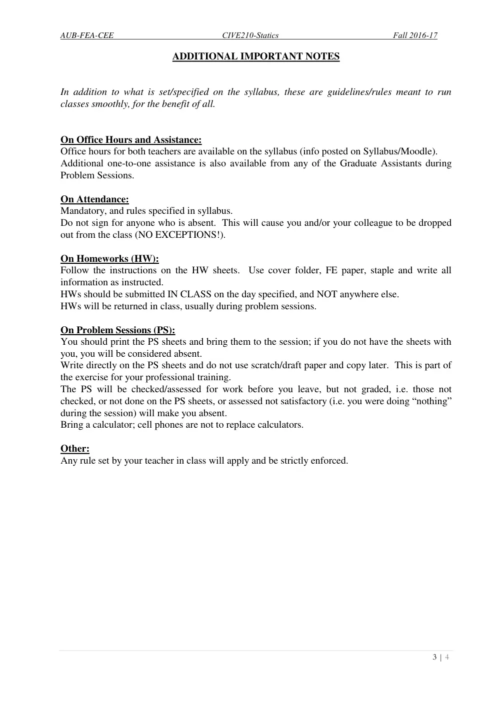 CIVE 210 Syllabus, Fall 2016, page 3
