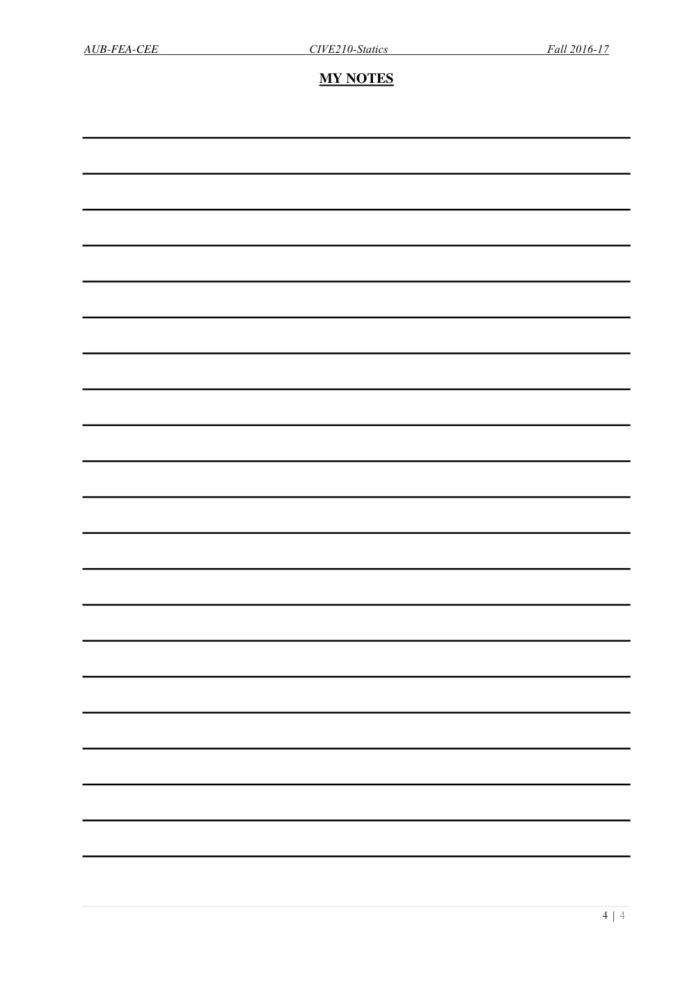 CIVE 210 Syllabus, Fall 2016, page 4