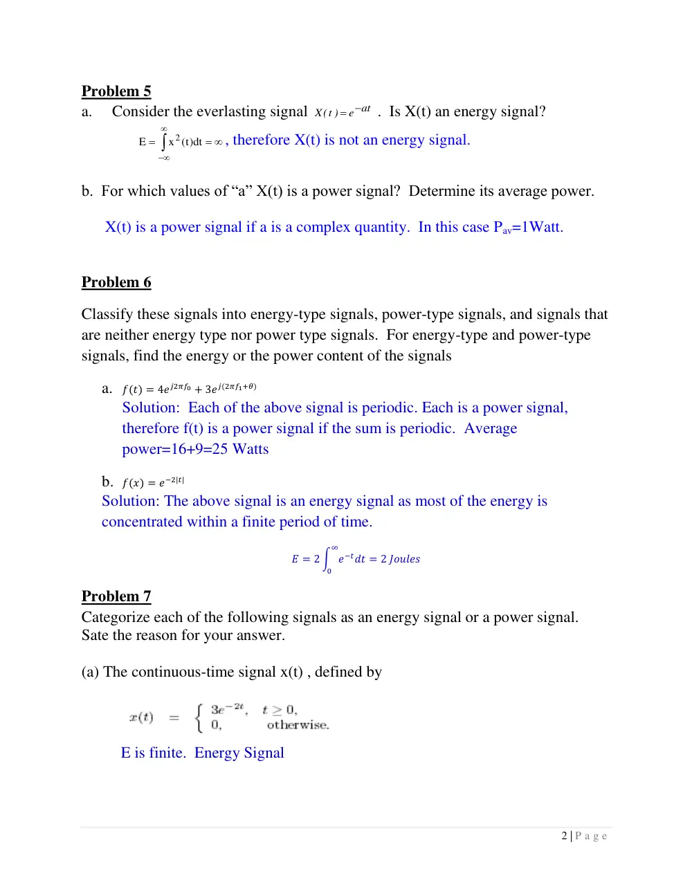 EECE 340 Homework 1 Solution, Spring 2016, page 2