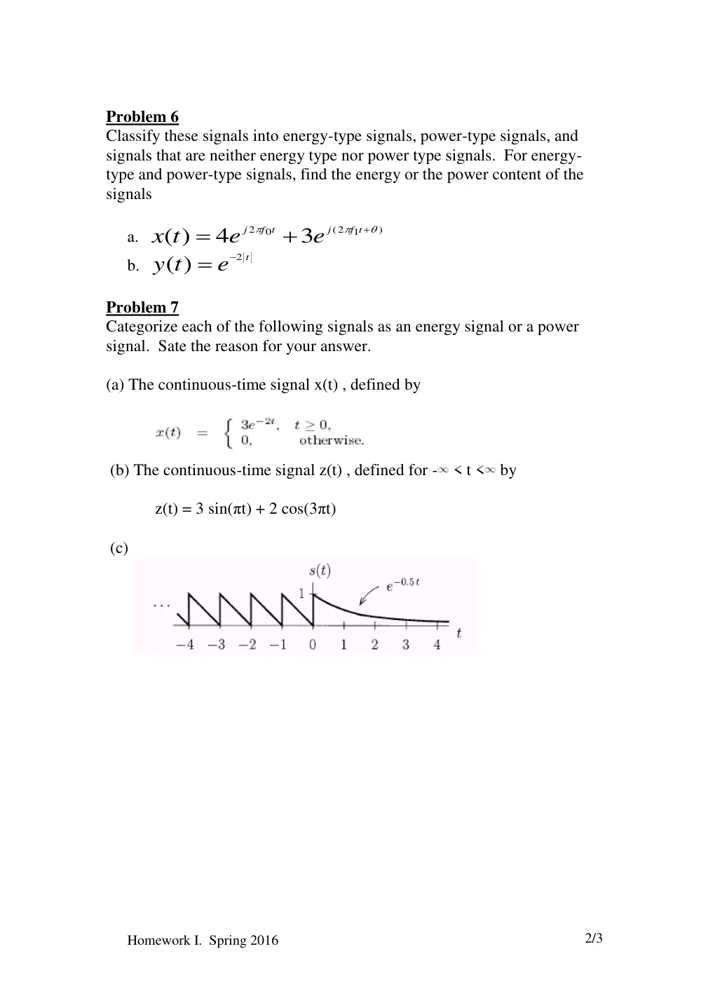 EECE 340 Homework 1, Spring 2016, page 2