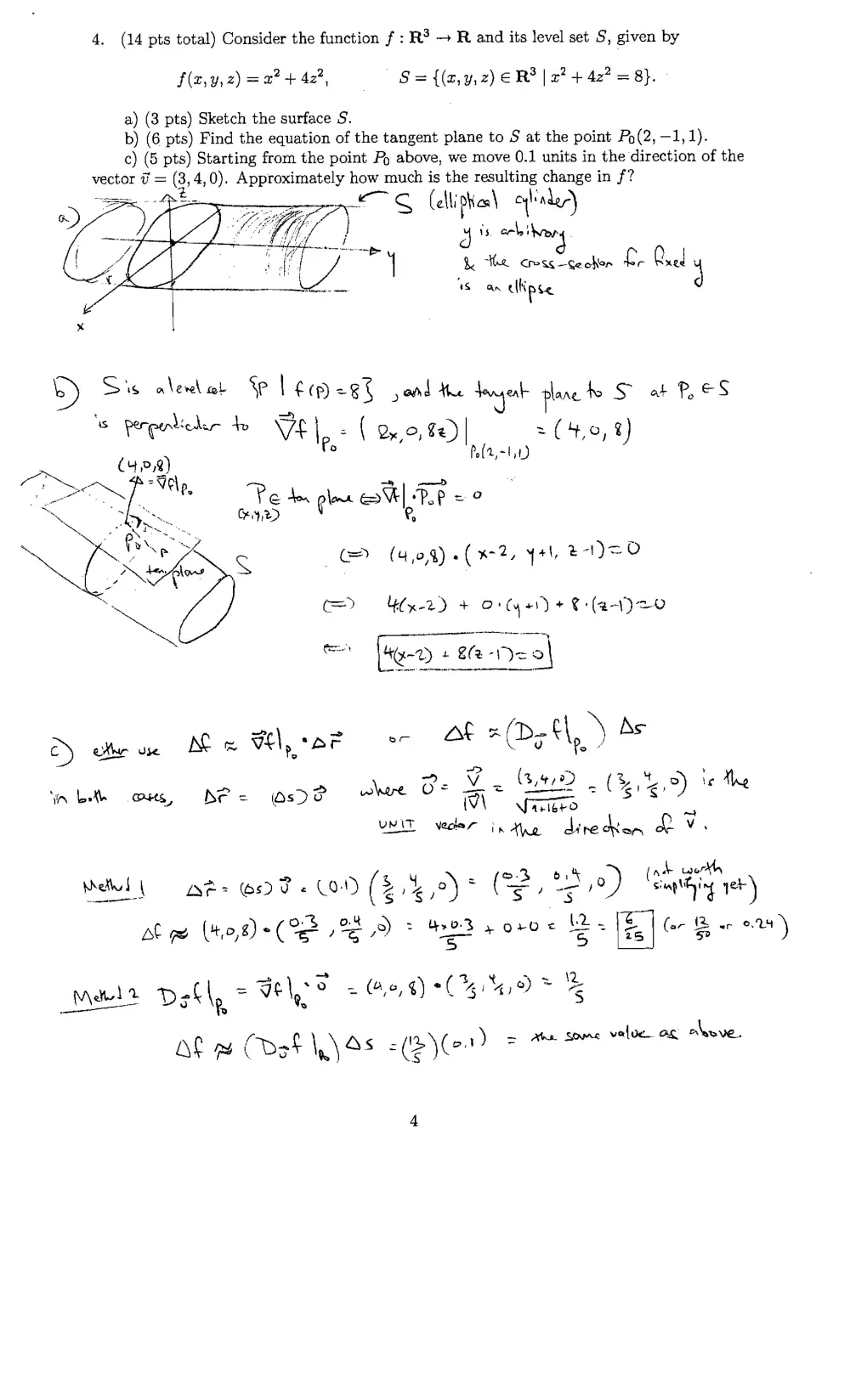 MATH 201 Exam 2 With Solution, Fall 2010, page 6